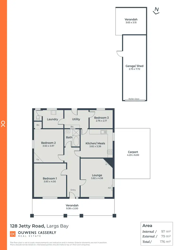 Floorplan of Homely house listing, 128 Jetty Road, Largs Bay SA 5016