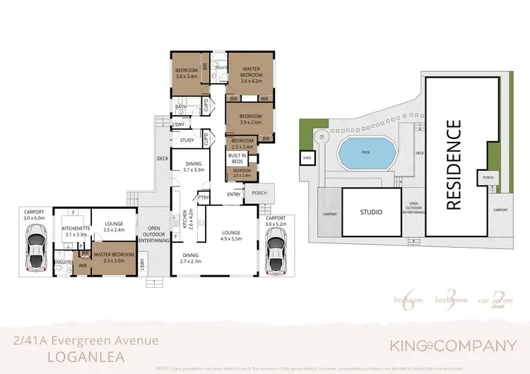 Floorplan of Homely house listing, 2/41A Evergreen Avenue, Loganlea QLD 4131