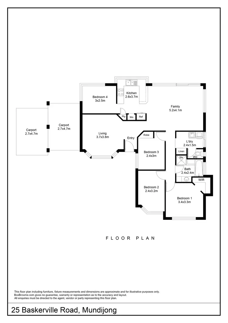 Floorplan of Homely house listing, 25 Baskerville Road, Mundijong WA 6123