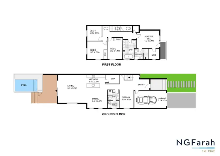 Floorplan of Homely house listing, 22B Ney Street, Mascot NSW 2020
