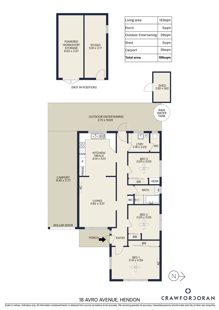Floorplan of Homely house listing, 18 Avro Avenue, Hendon SA 5014