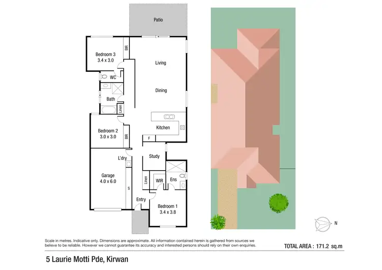 Floorplan of Homely house listing, 5 Laurie Motti Parade, Kirwan QLD 4817