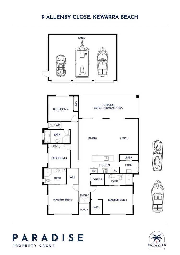 Floorplan of Homely house listing, 9 Allenby Close, Kewarra Beach QLD 4879