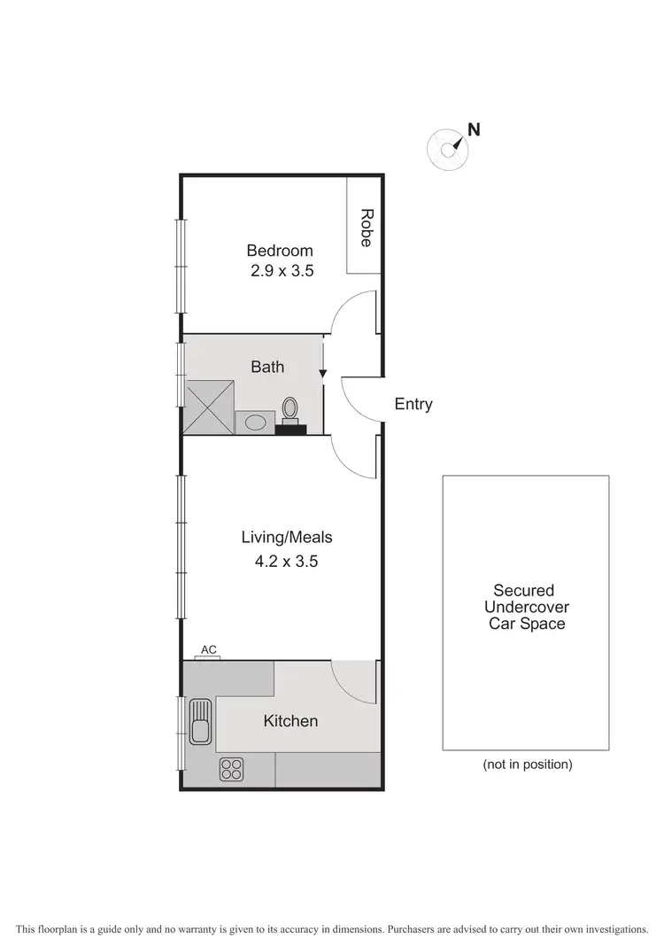 Floorplan of Homely apartment listing, 3/26 Pine Avenue, Elwood VIC 3184