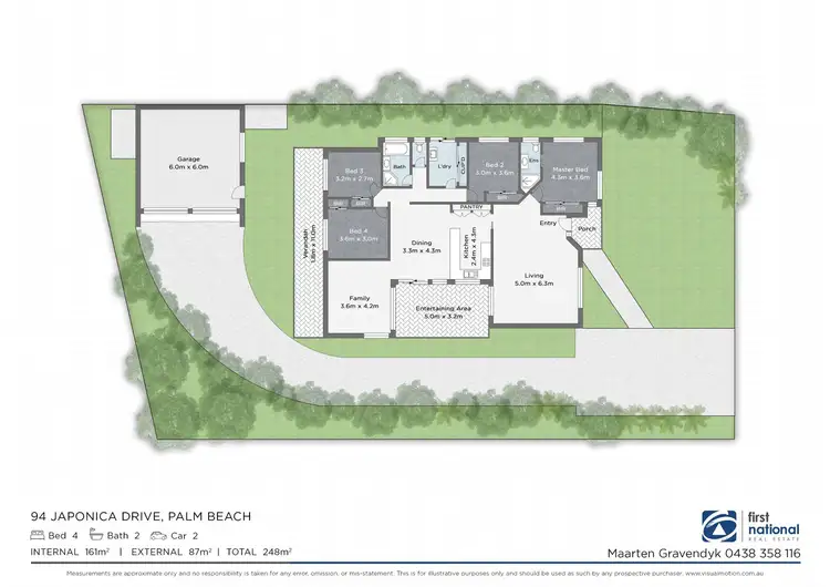 Floorplan of Homely house listing, 94 Japonica Drive, Palm Beach QLD 4221