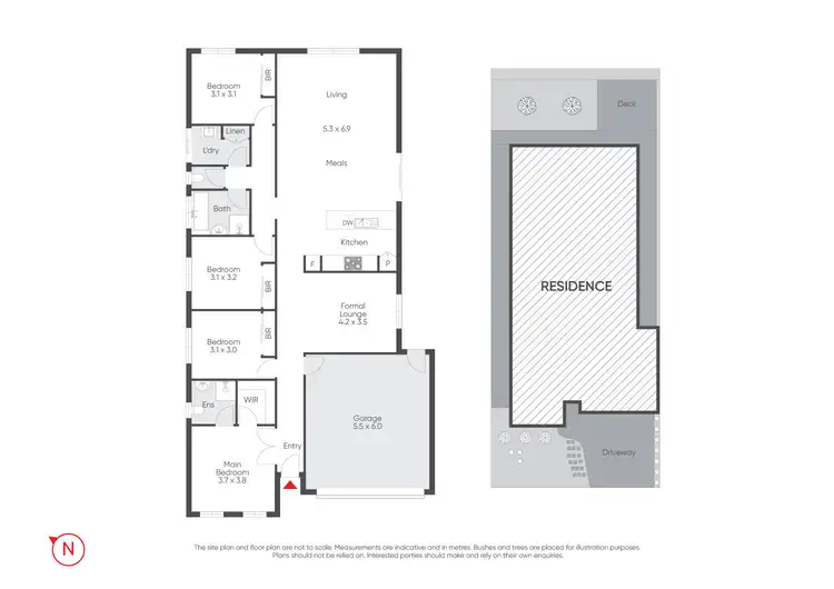 Floorplan of Homely house listing, 41 Nantha Way, Brookfield VIC 3338