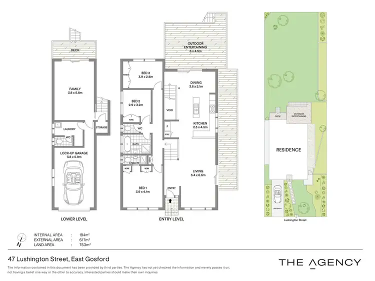 Floorplan of Homely house listing, 47 Lushington Street, East Gosford NSW 2250