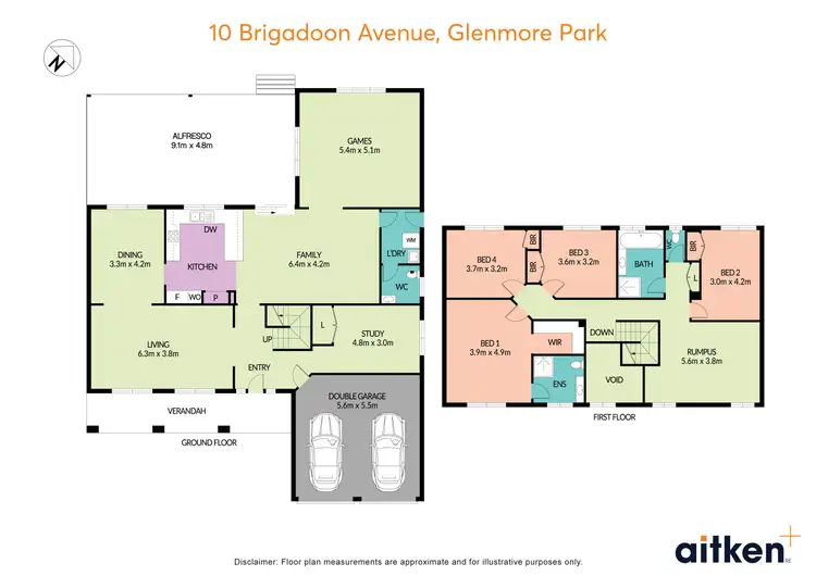 Floorplan of Homely house listing, 10 Brigadoon Avenue, Glenmore Park NSW 2745