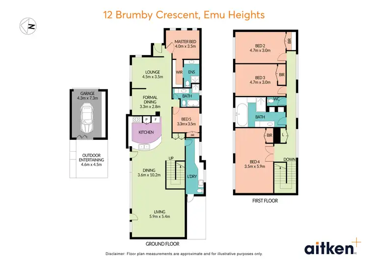 Floorplan of Homely house listing, 12 Brumby Crescent, Emu Heights NSW 2750