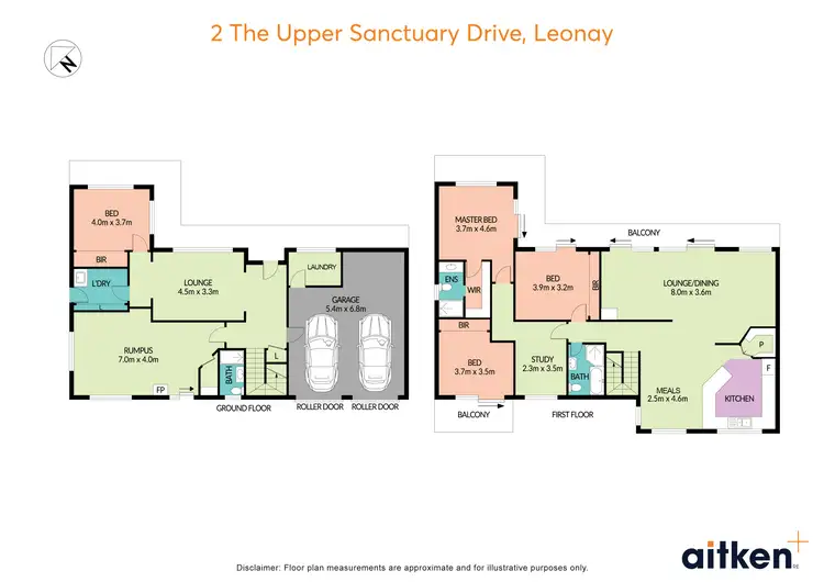 Floorplan of Homely house listing, 2 The Upper Sanctuary Drive, Leonay NSW 2750