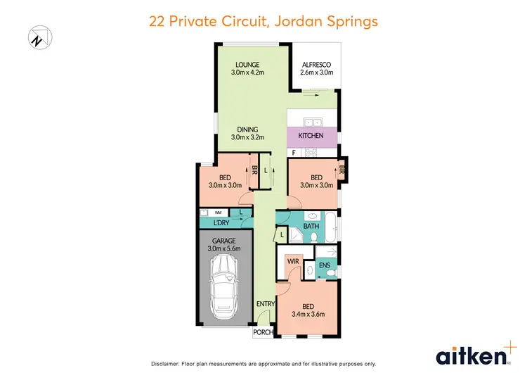 Floorplan of Homely house listing, 22 Private Circuit, Jordan Springs NSW 2747