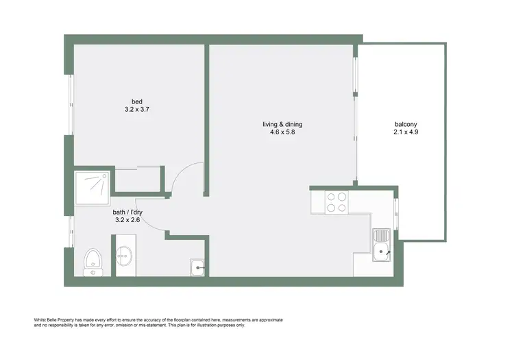 Floorplan of Homely apartment listing, 16/85-93 Williams Esplanade, Palm Cove QLD 4879