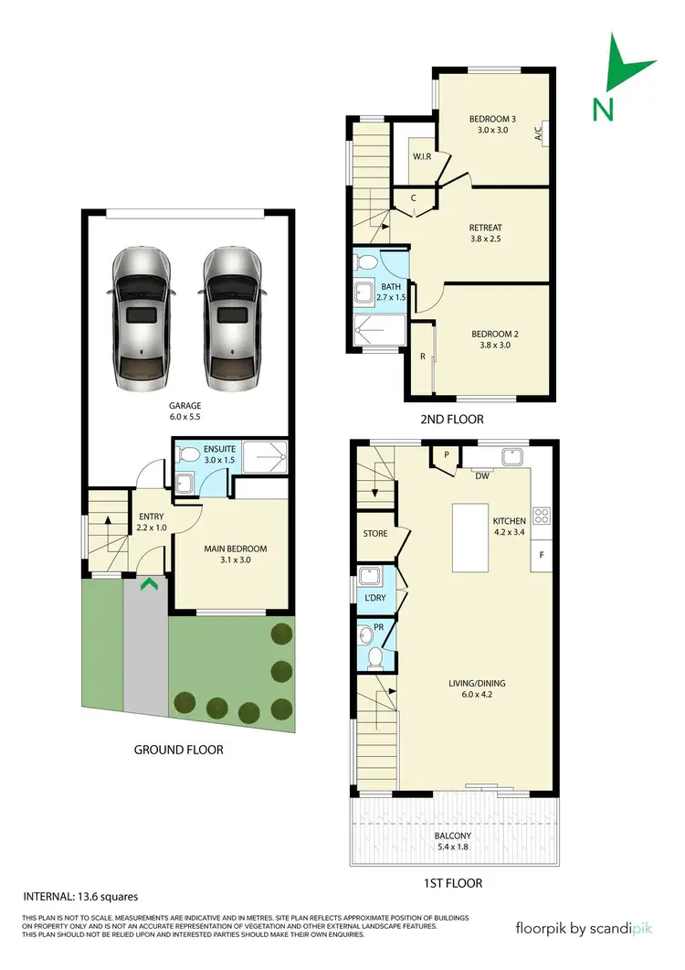Floorplan of Homely townhouse listing, 5/1A Orchard Road, Bayswater VIC 3153