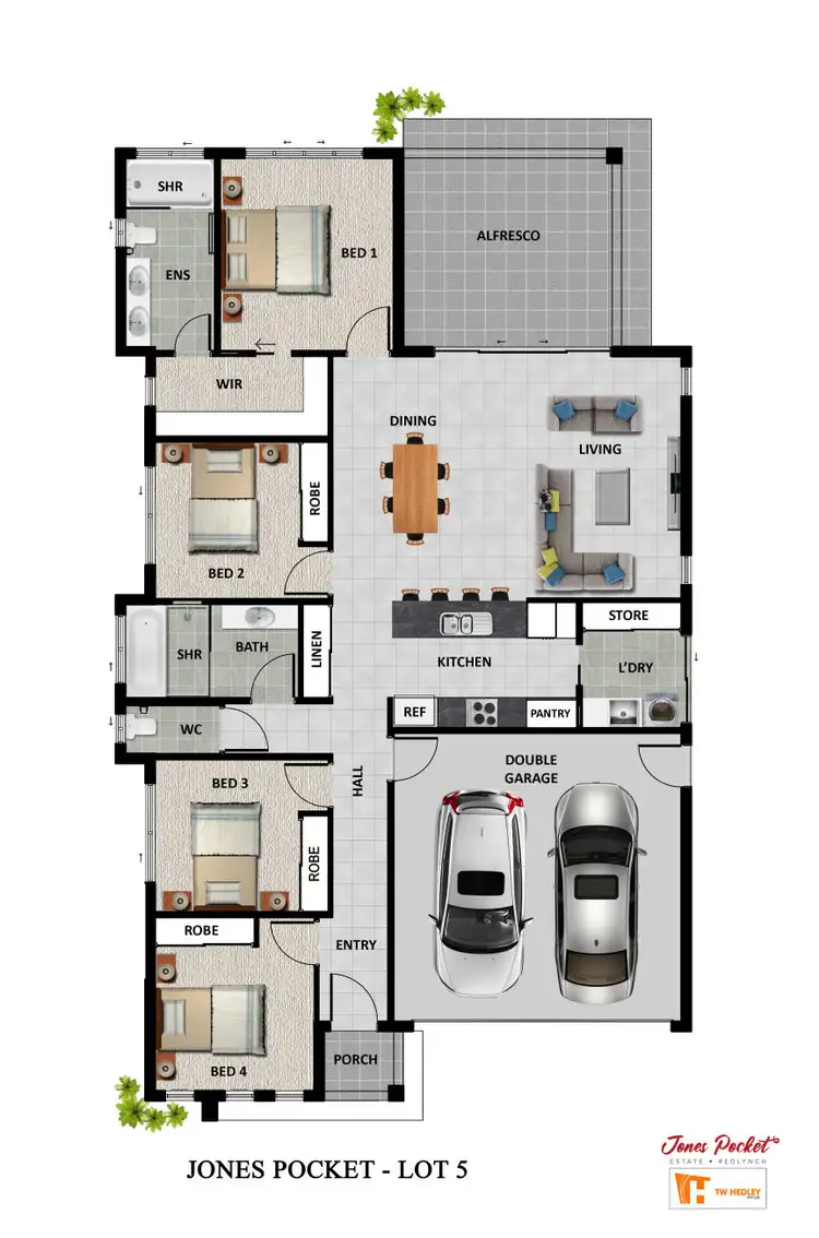 Floorplan of Homely house listing, 13 Genesta Circuit, Redlynch QLD 4870
