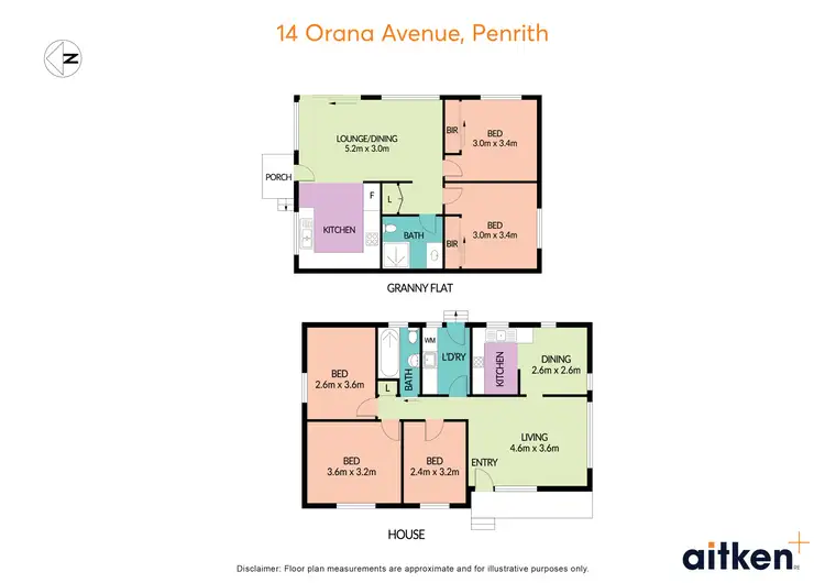 Floorplan of Homely house listing, 14 Orana Avenue, Penrith NSW 2750