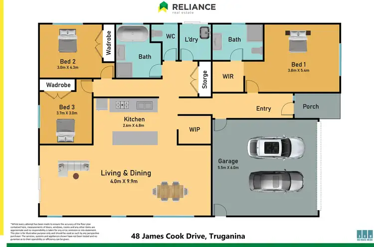 Floorplan of Homely house listing, 48 James Cook Drive, Truganina VIC 3029