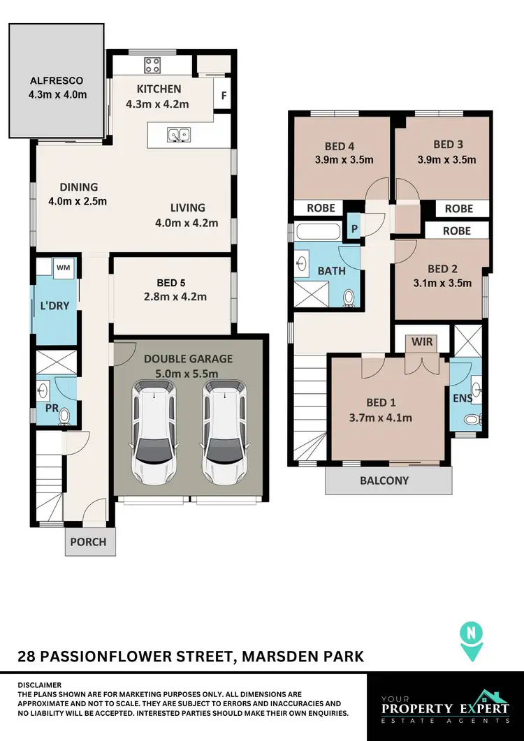 Floorplan of Homely house listing, 28 Passionflower Street, Marsden Park NSW 2765