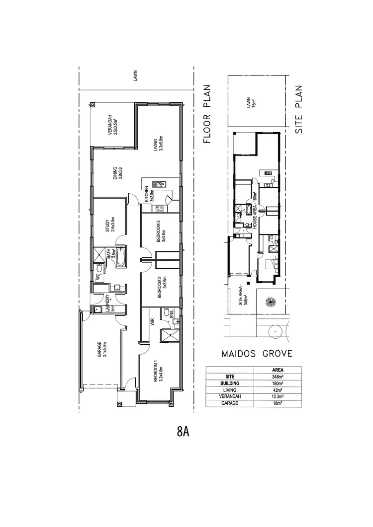 Floorplan of Homely house listing, 8A Maidos Grove, Valley View SA 5093