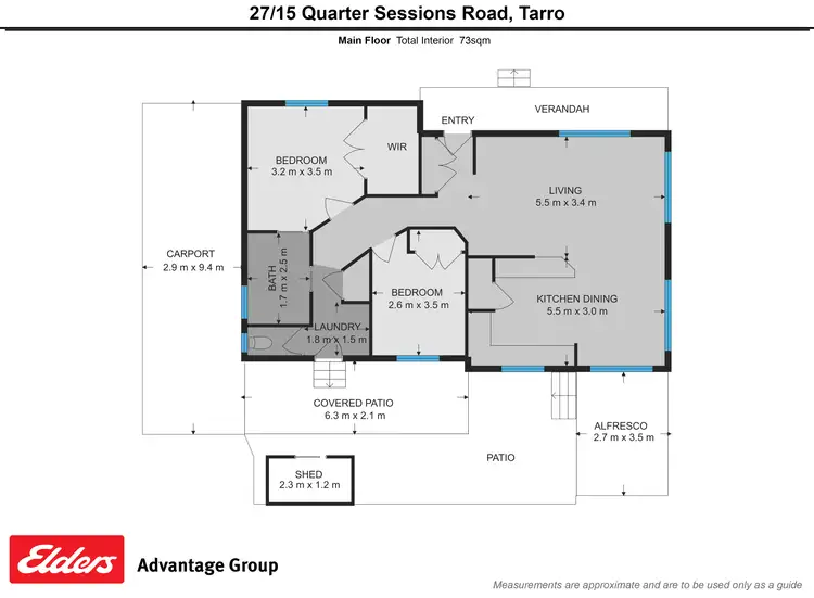 Floorplan of Homely house listing, 27/15 Quarter Sessions Road, Tarro NSW 2322
