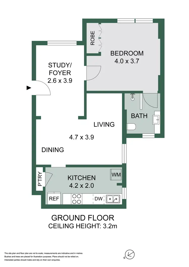 Floorplan of Homely apartment listing, 1/18 St Neot Avenue, Potts Point NSW 2011