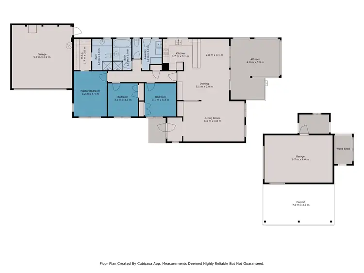 Floorplan of Homely house listing, 7 Maneroo Court, Eastwood VIC 3875