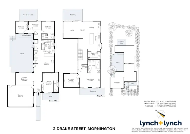 Floorplan of Homely house listing, 2 Drake Street, Mornington VIC 3931