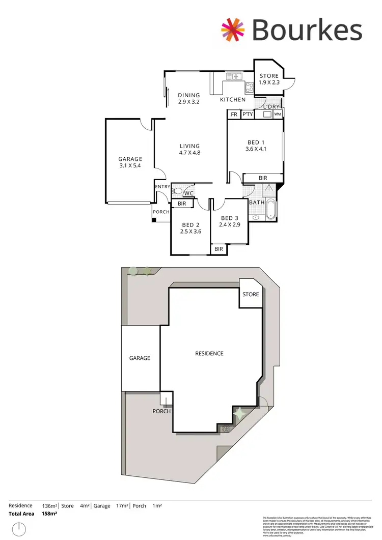 Floorplan of Homely house listing, 27 Penelope Place, Innaloo WA 6018