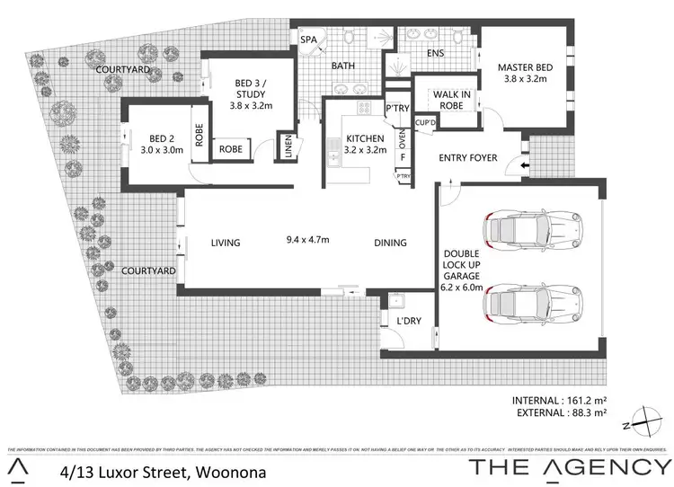 Floorplan of Homely villa listing, 4/13 Luxor Street, Woonona NSW 2517