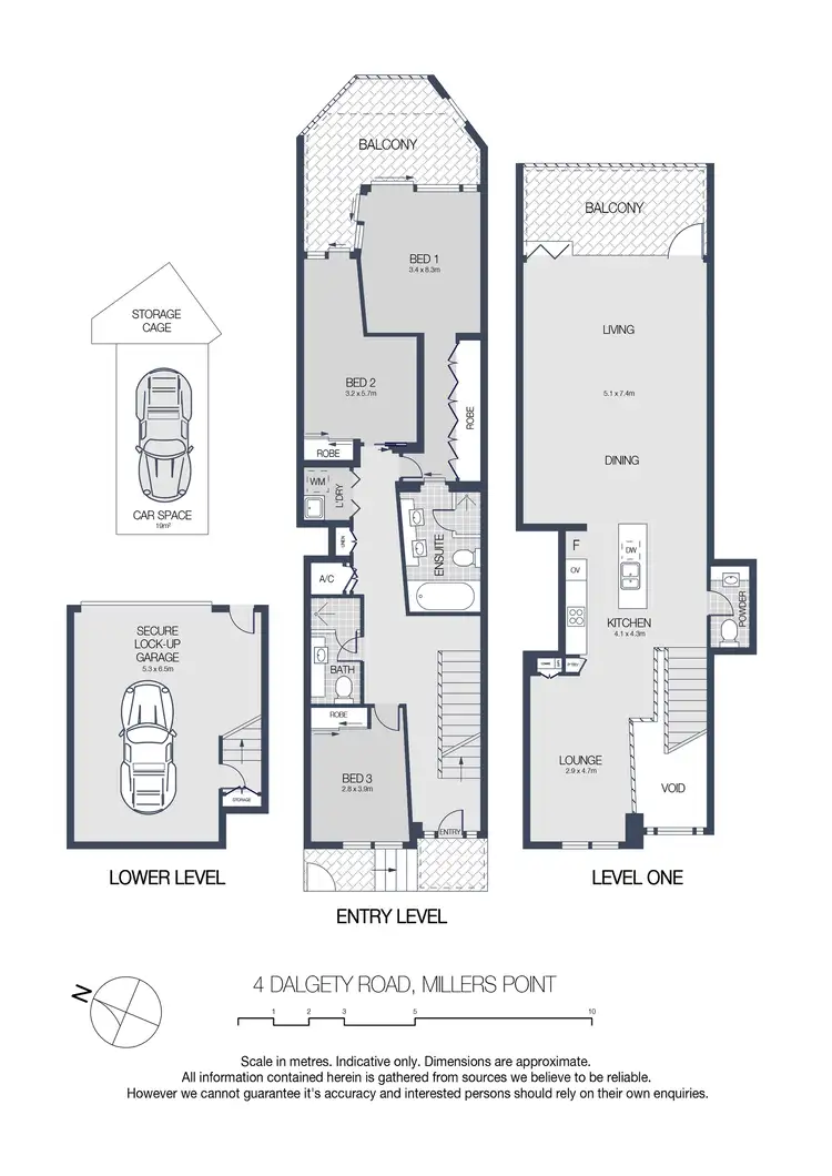 Floorplan of Homely apartment listing, 4 Dalgety Road, Walsh Bay NSW 2000