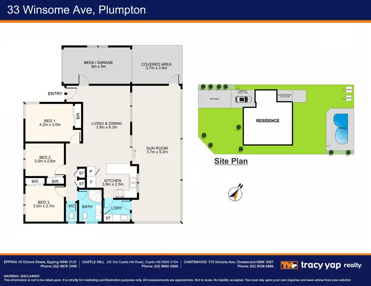 Floorplan of Homely house listing, 33 Winsome Avenue, Plumpton NSW 2761