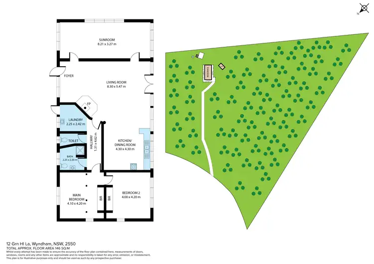 Floorplan of Homely house listing, 12 Green Hill Lane, Wyndham NSW 2550
