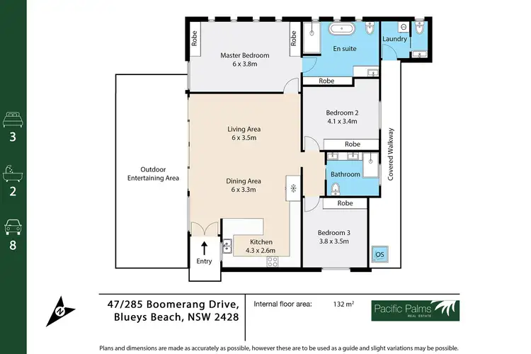 Floorplan of Homely house listing, 47/285 Boomerang Drive, Blueys Beach NSW 2428