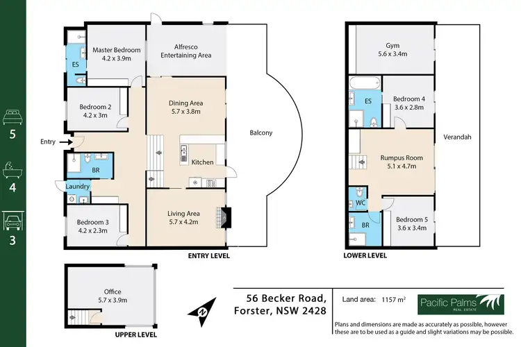 Floorplan of Homely house listing, 56 Becker Road, Forster NSW 2428
