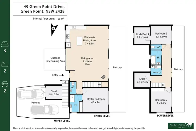 Floorplan of Homely house listing, 49 Green Point Drive, Green Point NSW 2428