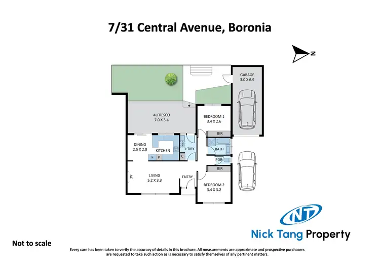 Floorplan of Homely unit listing, 7/31 Central Avenue, Boronia VIC 3155