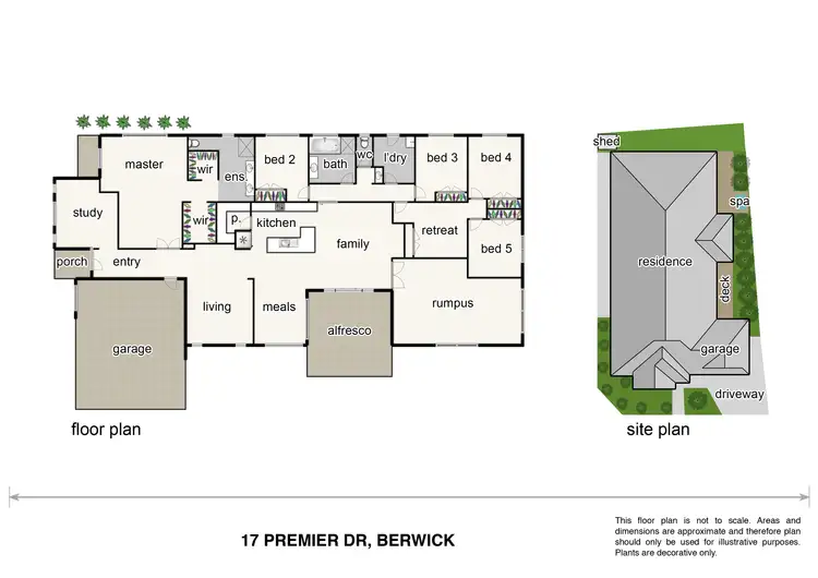 Floorplan of Homely house listing, 17 Premier Drive, Berwick VIC 3806