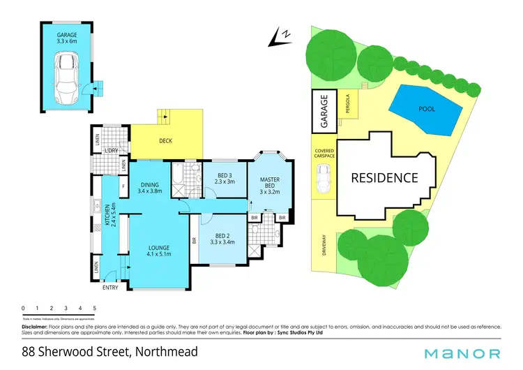 Floorplan of Homely house listing, 88 Sherwood Street, Northmead NSW 2152