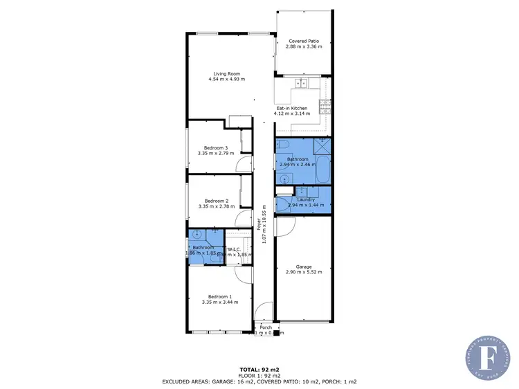 Floorplan of Homely unit listing, 4A Bethany Place, Cootamundra NSW 2590