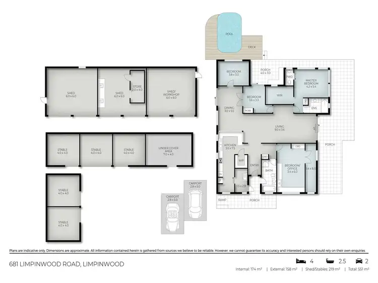 Floorplan of Homely rural property listing, 681 Limpinwood Road, Chillingham NSW 2484