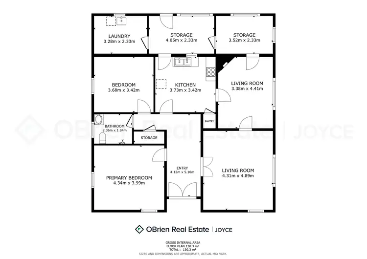 Floorplan of Homely block of units listing, 70 Rowan Street, Wangaratta VIC 3677