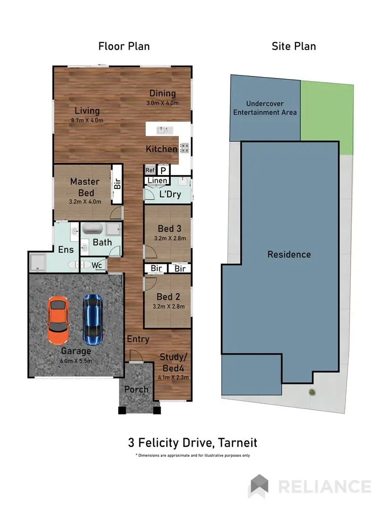 Floorplan of Homely house listing, 3 Felicity Way, Tarneit VIC 3029