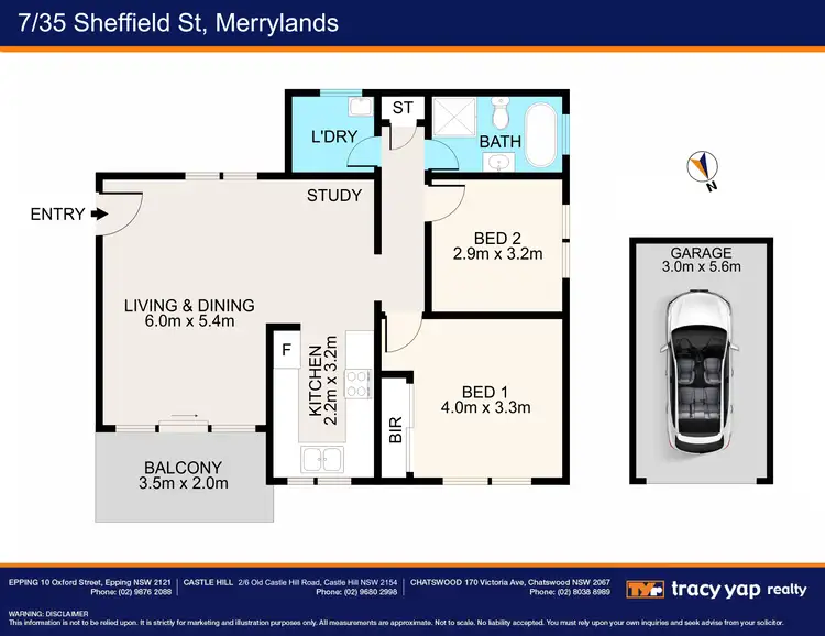 Floorplan of Homely apartment listing, 7/35-37 sheffield Street, Merrylands NSW 2160