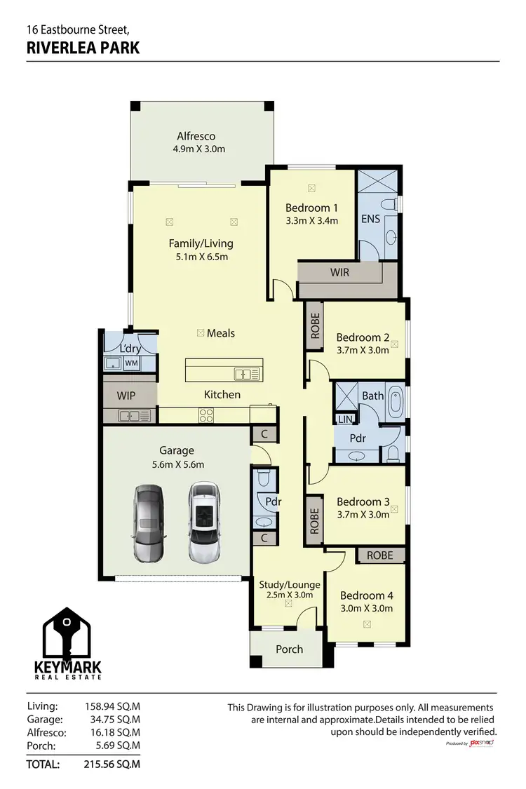 Floorplan of Homely house listing, 16 Eastbourne Street, Riverlea Park SA 5120