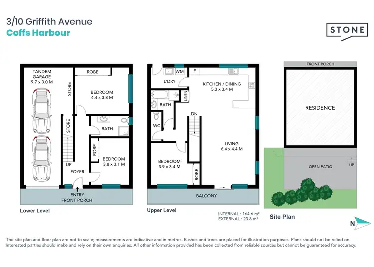 Floorplan of Homely townhouse listing, 3/10 Griffith Avenue, Coffs Harbour NSW 2450