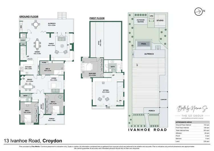 Floorplan of Homely house listing, 13 Ivanhoe Road, Croydon NSW 2132