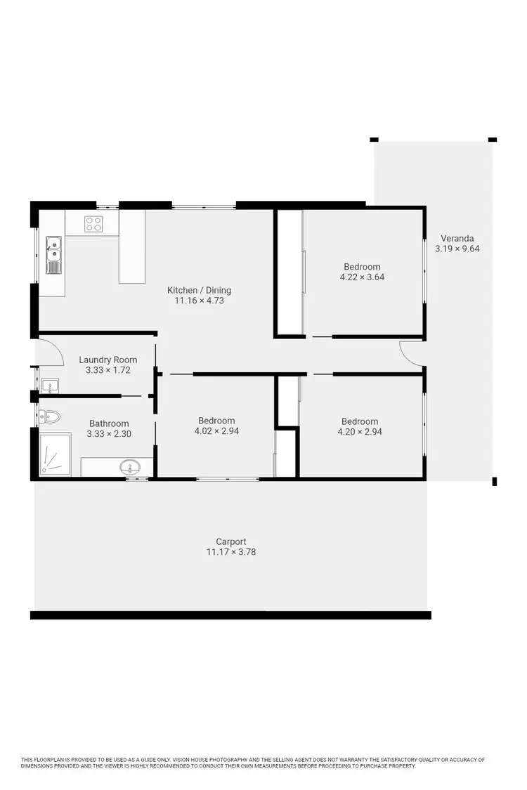 Floorplan of Homely house listing, 42 Avocado Street, Mildura VIC 3500
