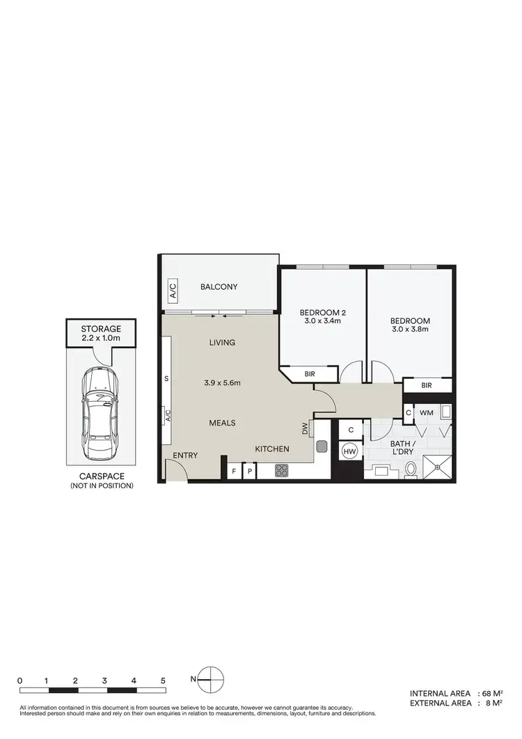 Floorplan of Homely apartment listing, 7/20 French Street, Footscray VIC 3011