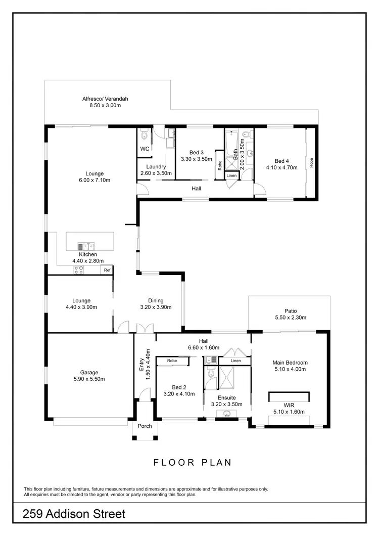 Floorplan of Homely house listing, 259 Addison Street, Goulburn NSW 2580