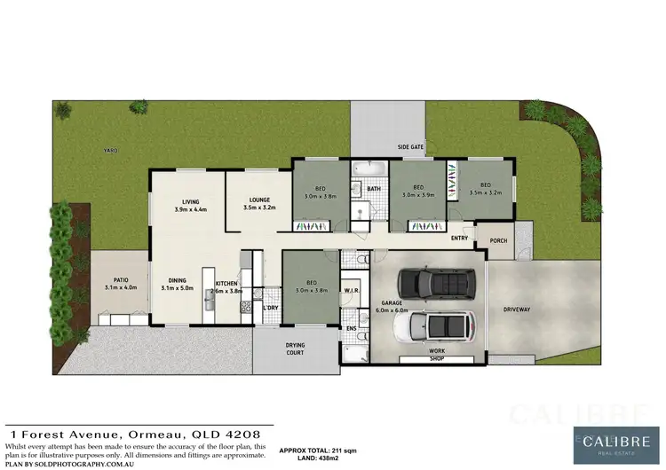 Floorplan of Homely house listing, 1 Forest Avenue, Ormeau QLD 4208