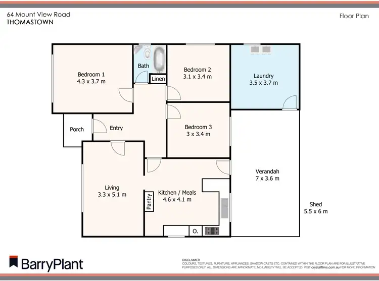Floorplan of Homely house listing, 64 Mount View Road, Thomastown VIC 3074
